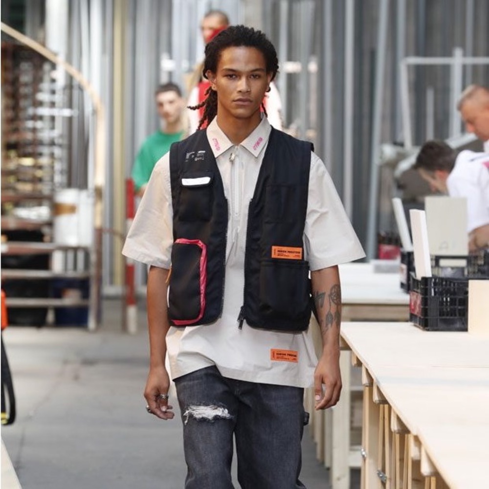 Heron Preston Black Tool Vest